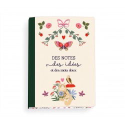 Carnet A5 deluxe (160 p.) - Les arcanes du coeur (des notes)